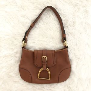 Ralph Lauren Brown Leather Purse